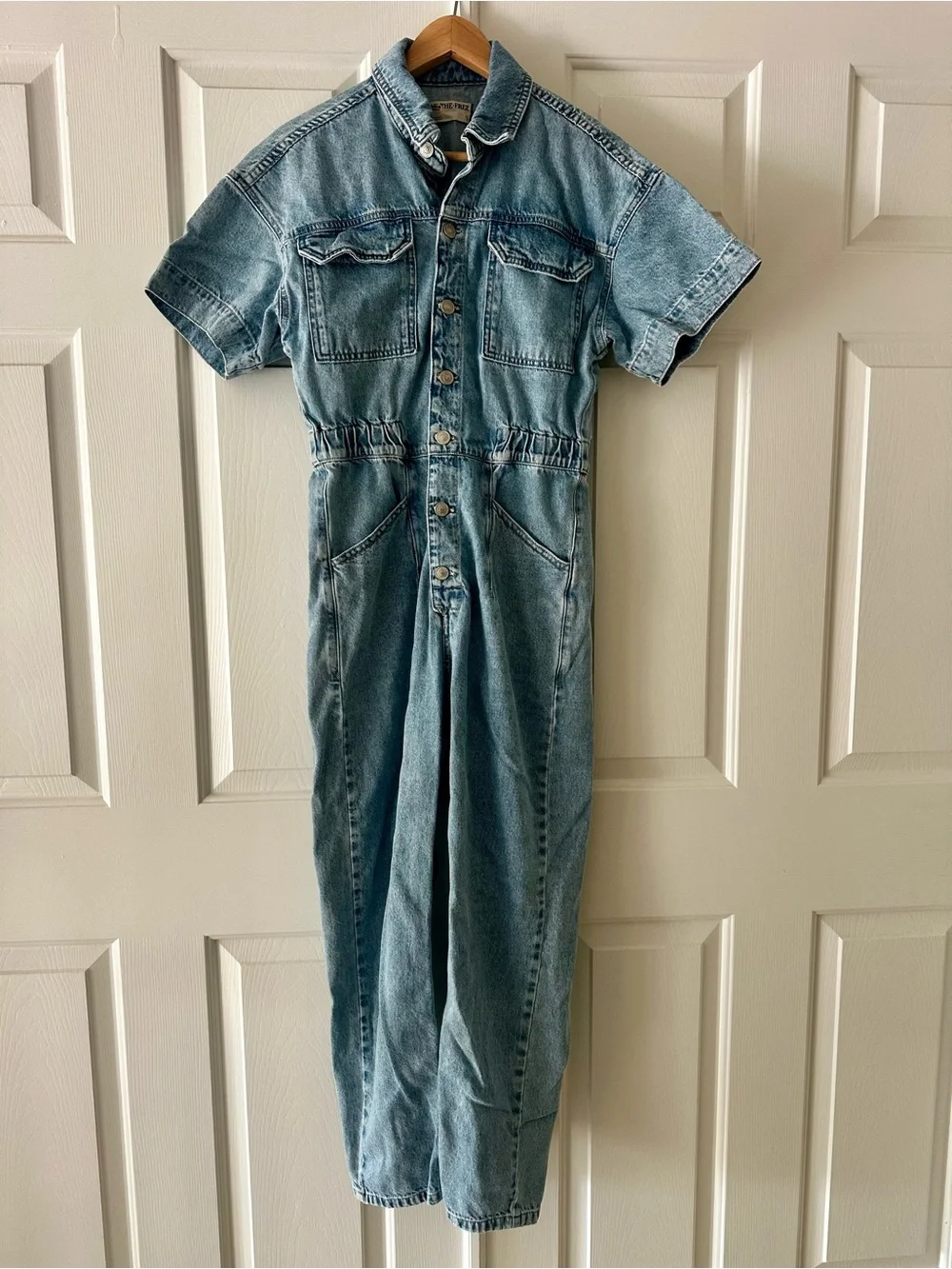 Marci Free People Denim Jumpsuit